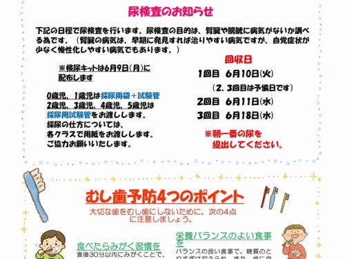 R7年度ほけんだより6月号